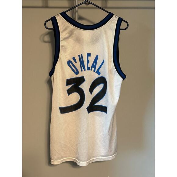 VTG 1992 Authentic Shaquille O'Neal Champion Jersey Orlando Magic Sz 44 White - Picture 2 of 3